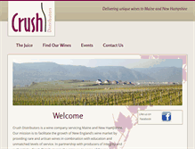 Tablet Screenshot of crushdistributors.com